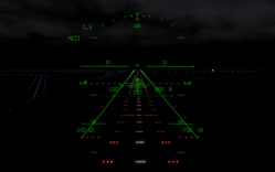 Classic B-727 HUD Display by FlyRealHUDs.com